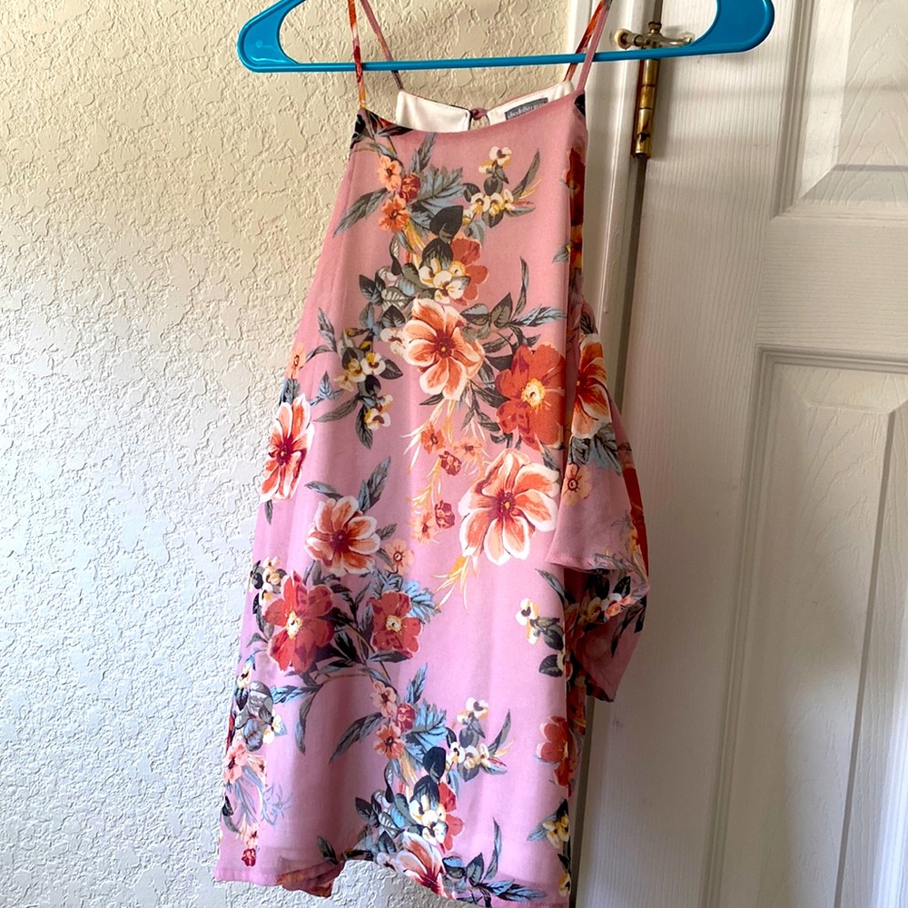 Floral Pink Top Large
